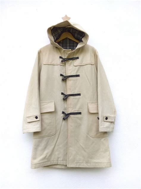 burberry black label duffle coat